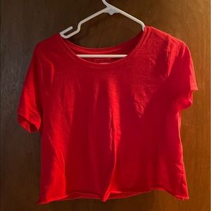 Cropped Red T-shirt